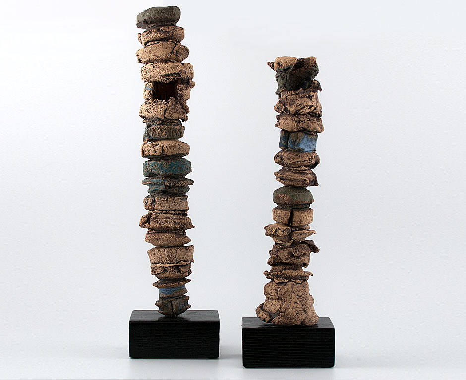 Pair of small totems